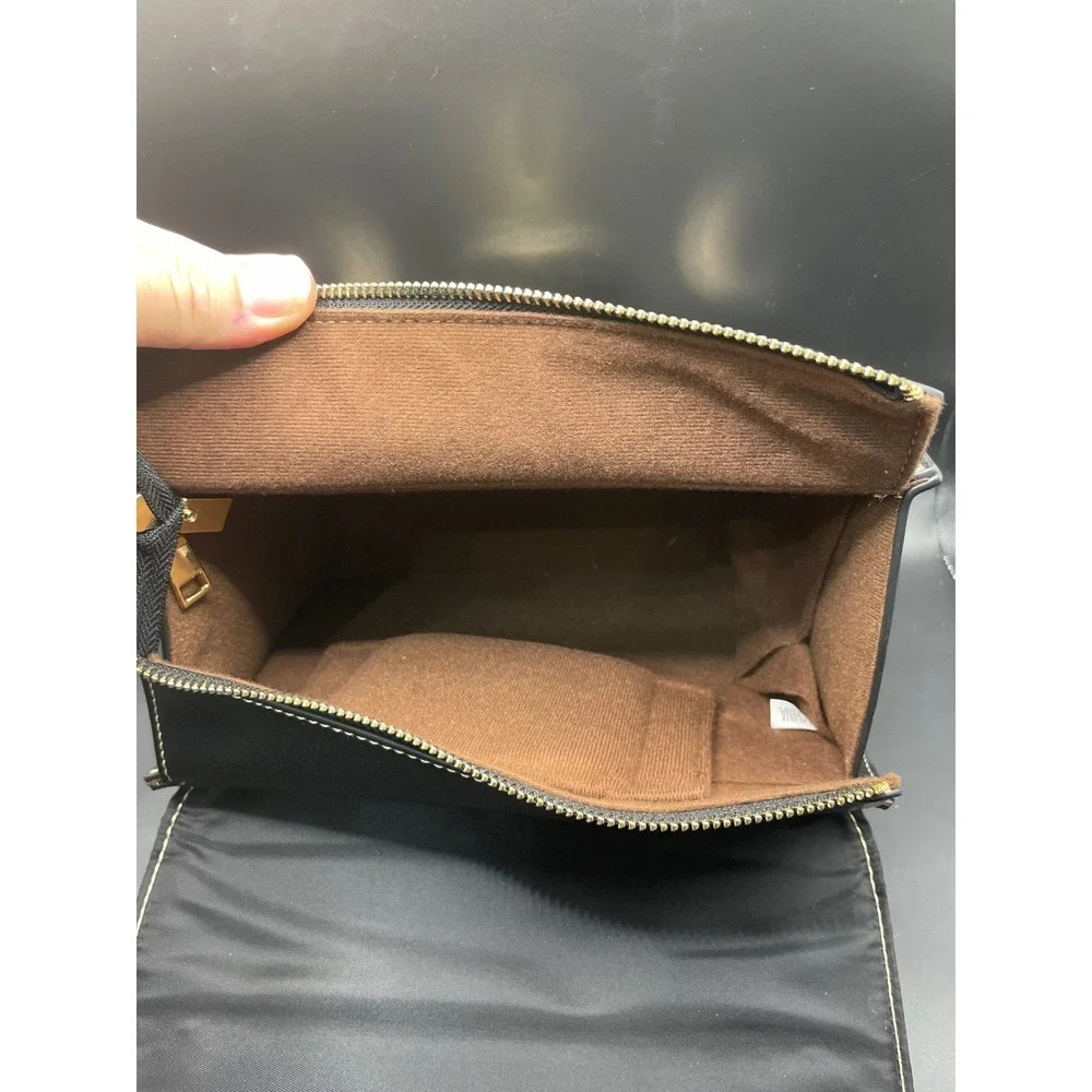 Cwatcun Camera Bag Retro PU Leather Crossbody Backpack Case